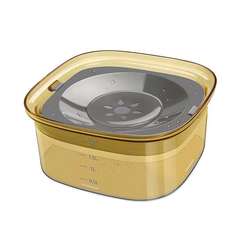 2L Anti-Splash Dog Water Bowl – Slow Drinking Pet Feeder | No Spill, Cleaner Floors