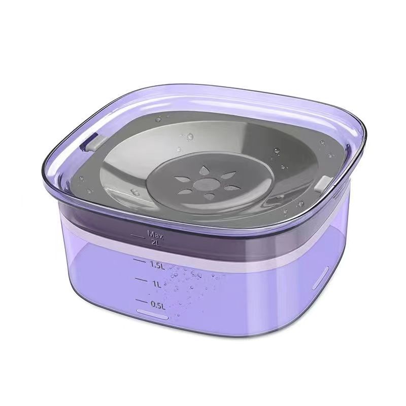 2L Anti-Splash Dog Water Bowl – Slow Drinking Pet Feeder | No Spill, Cleaner Floors