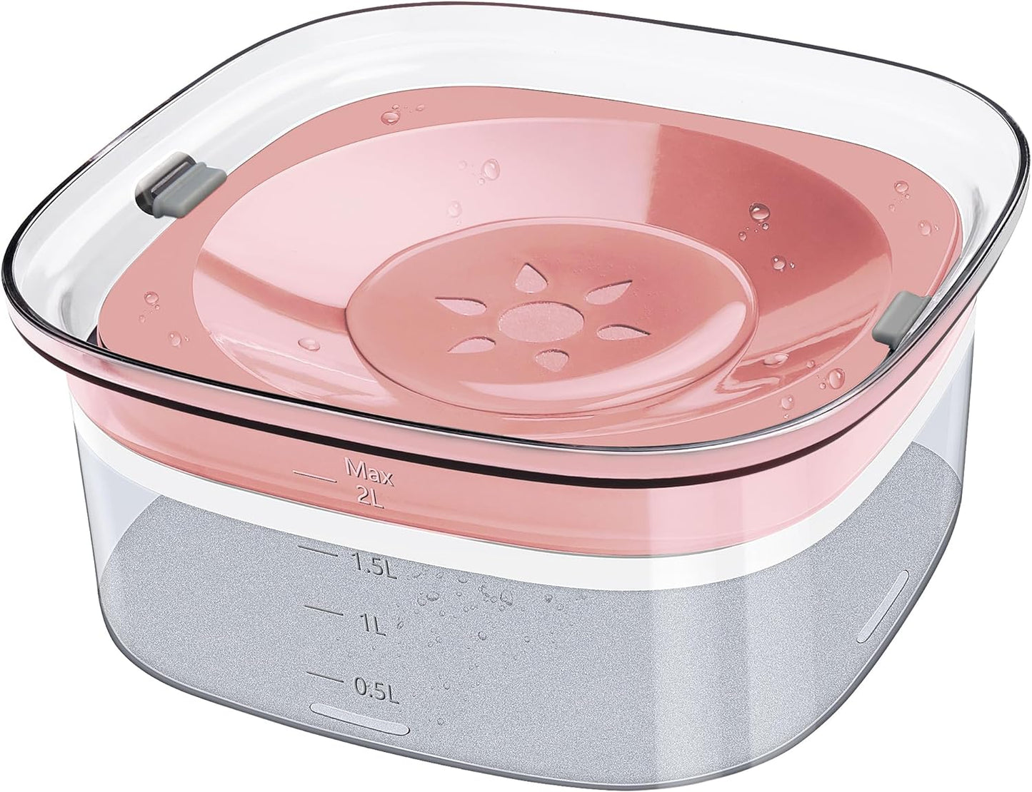 2L Anti-Splash Dog Water Bowl – Slow Drinking Pet Feeder | No Spill, Cleaner Floors