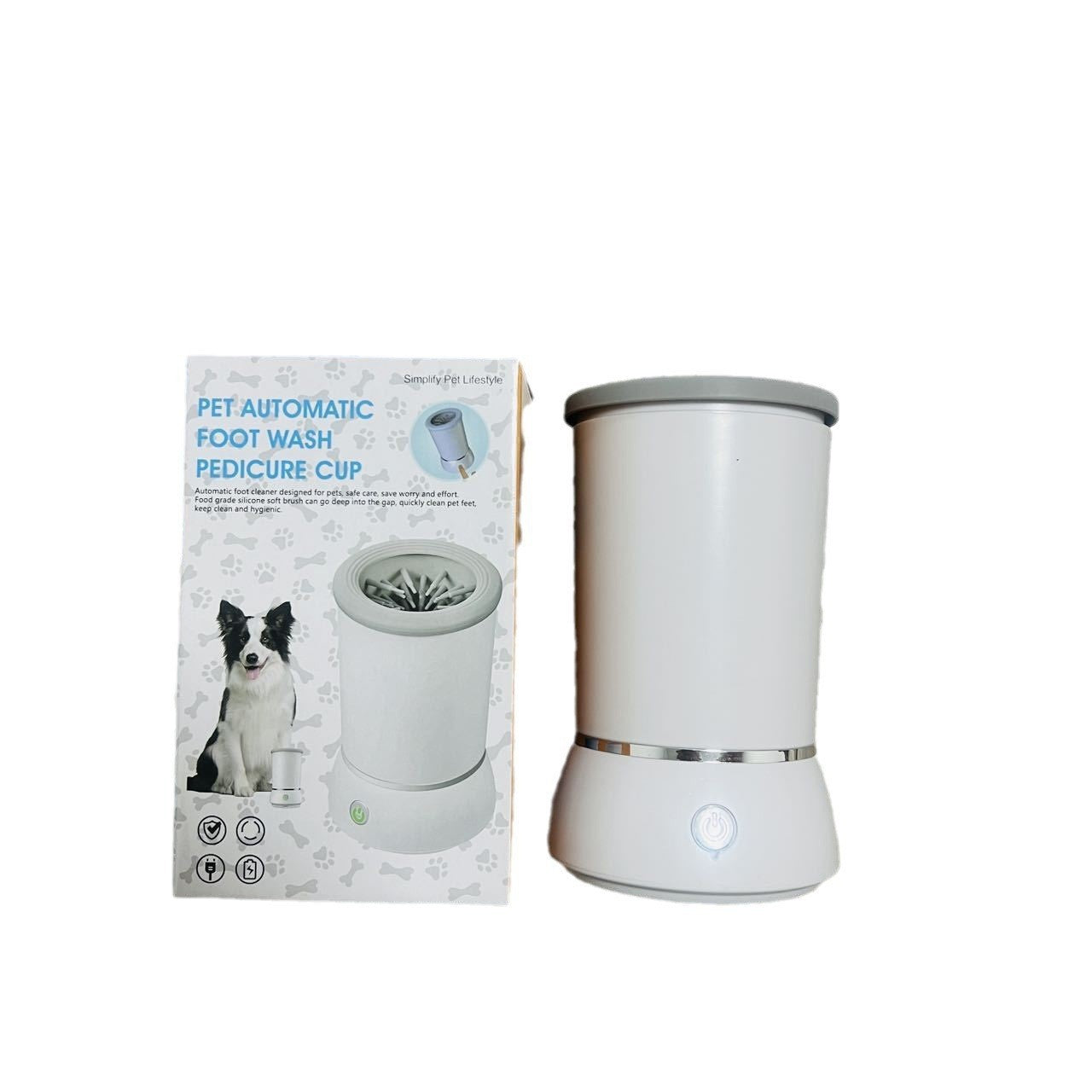 Rechargeable Pet Paw Cleaning Cup – Fast & Gentle Foot Washer