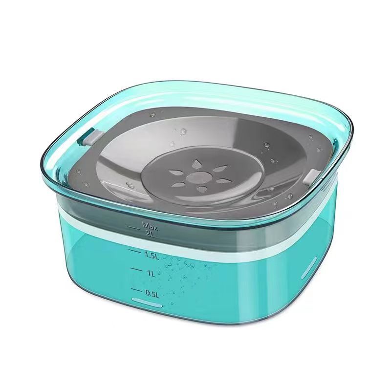 2L Anti-Splash Dog Water Bowl – Slow Drinking Pet Feeder | No Spill, Cleaner Floors